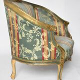 Canapé corbeille de style Louis XV