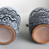Pair of vintage mugs by Jean Austruy in Vallauris.