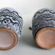 Pair of vintage mugs by Jean Austruy in Vallauris.