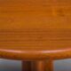 Vintage Scandinavian Danish teak round side table by Axelsen, 2003