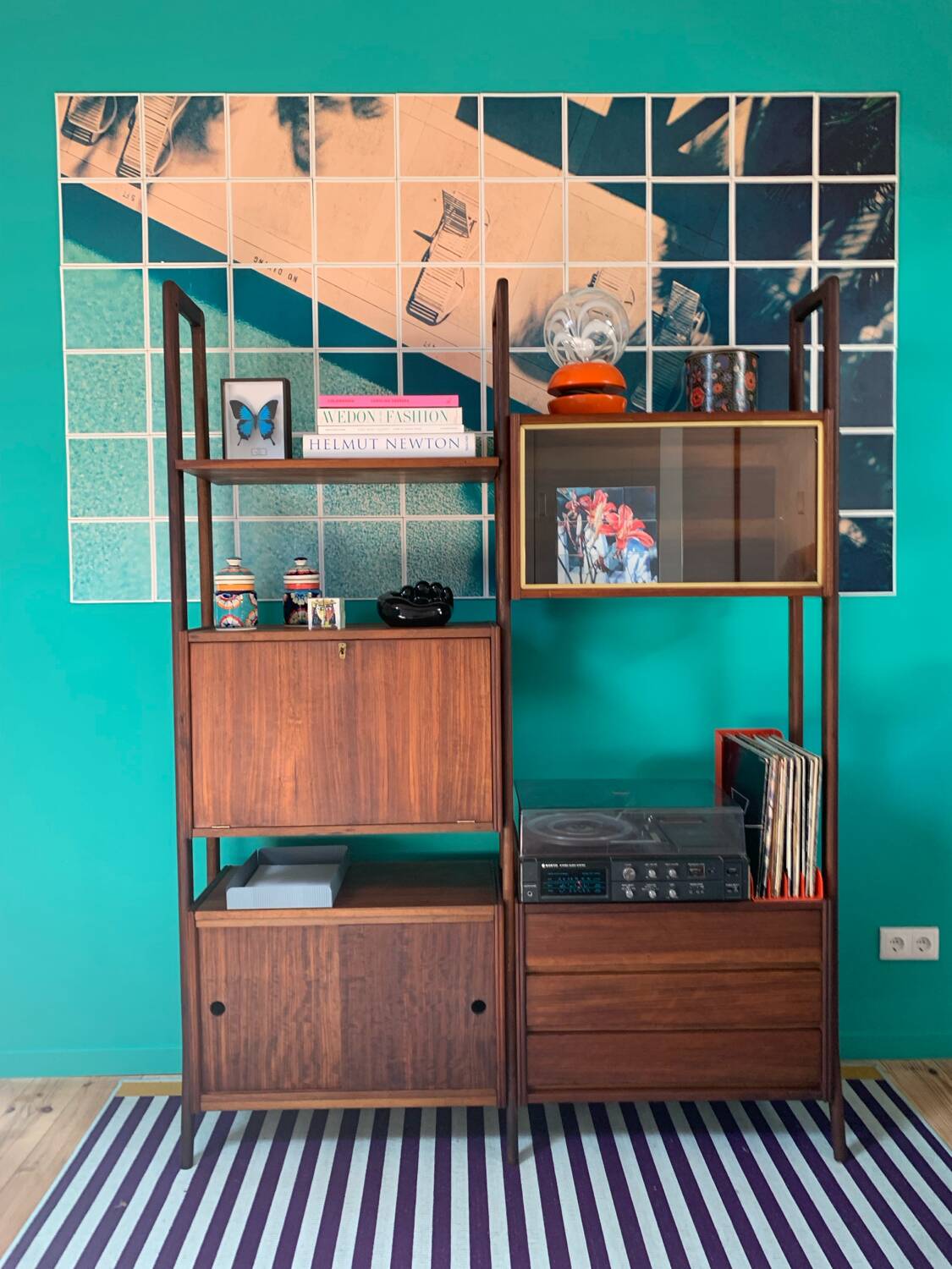 Vintage Scandinavian bookcase