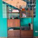 Vintage Scandinavian bookcase