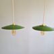 Industrial suspension in green enamelled sheet metal (7 available)