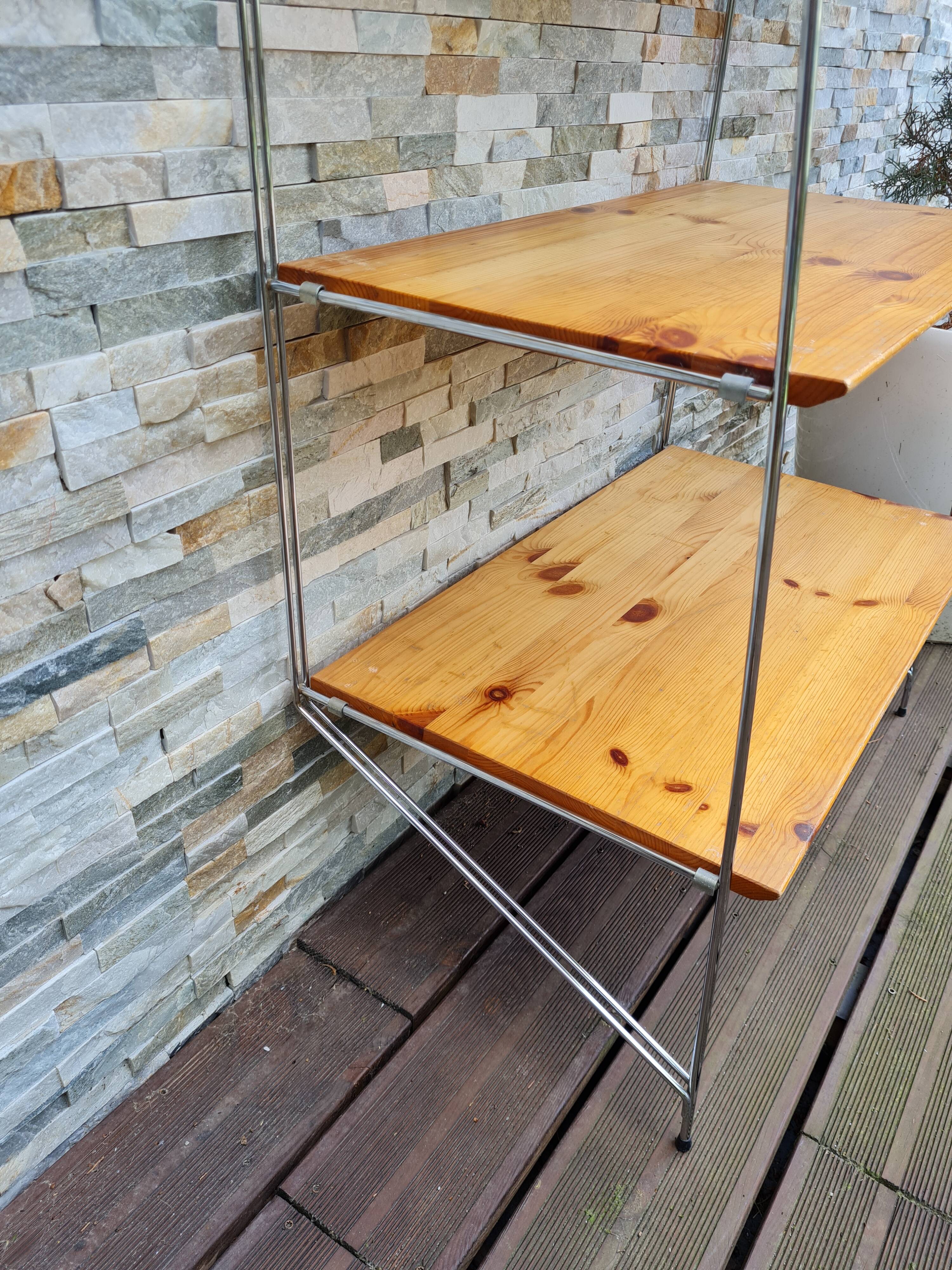 wall shelves string style, vintage 80s or Bookcase