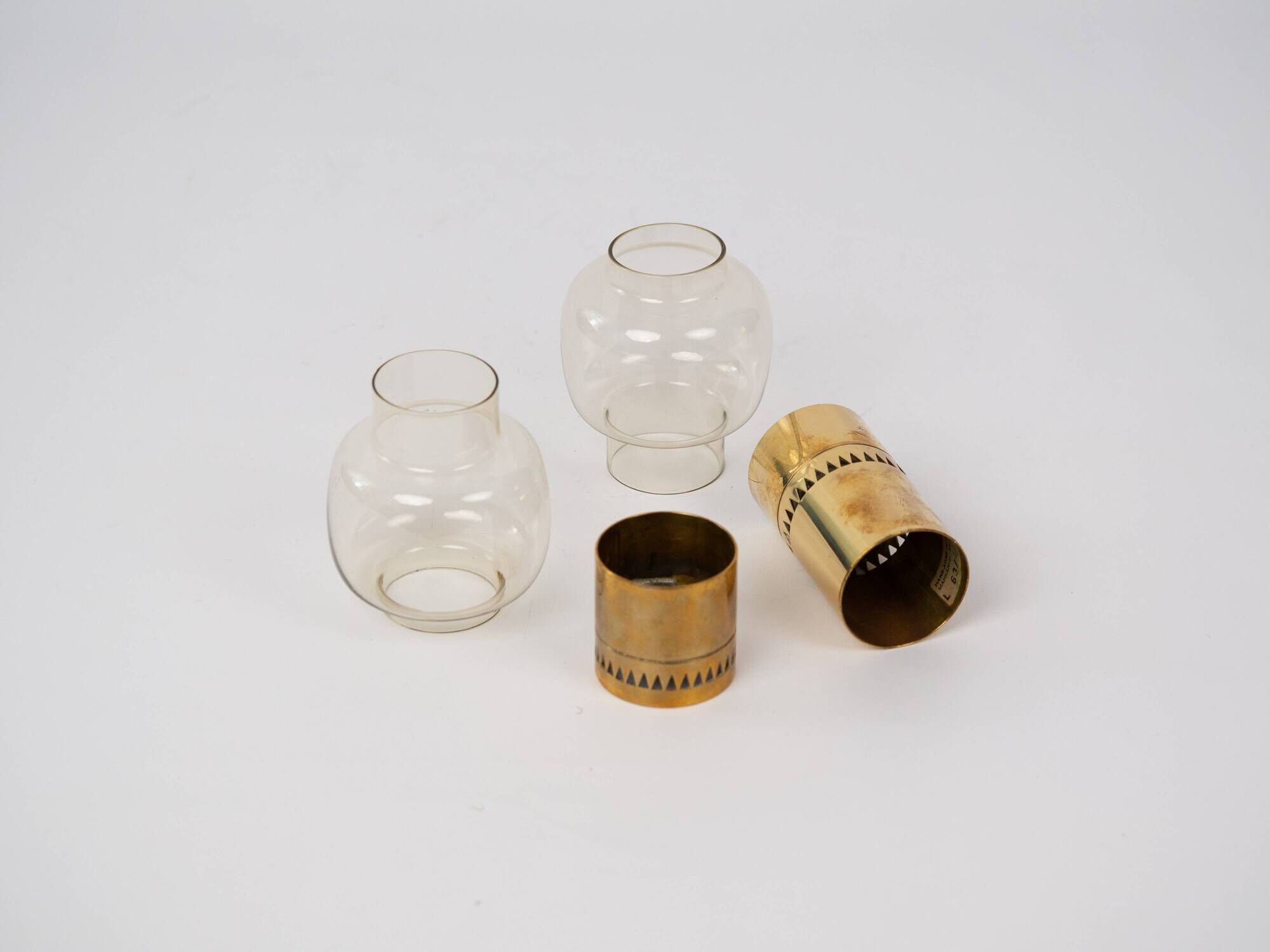2 vintage candle holders Lotta by Hans-Agne Jakobsson