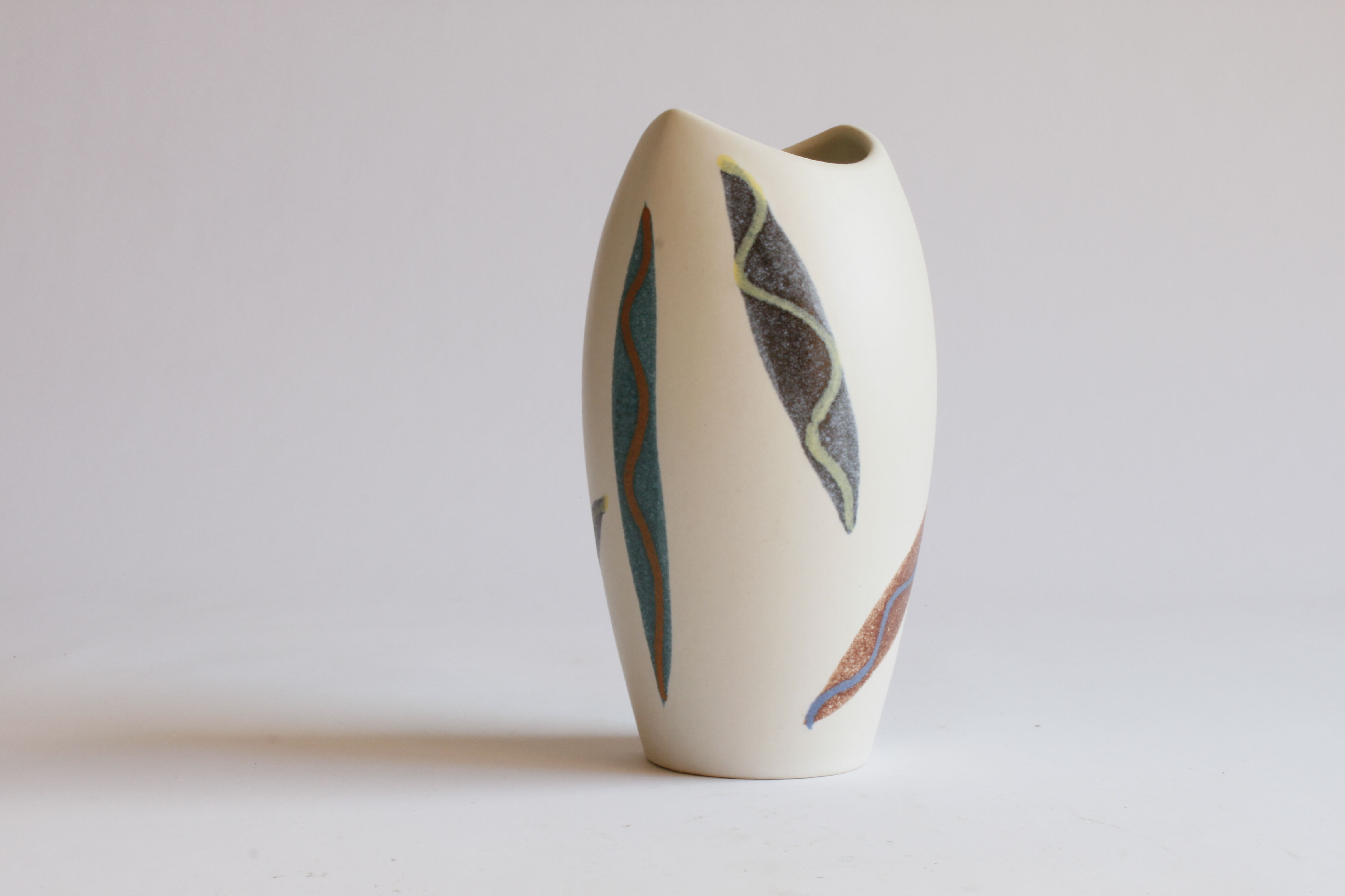Fischmaul vase by Jasba Keramik, Germany 1950s.