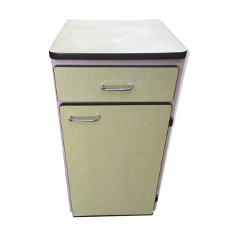 Light yellow formica buffet 60's