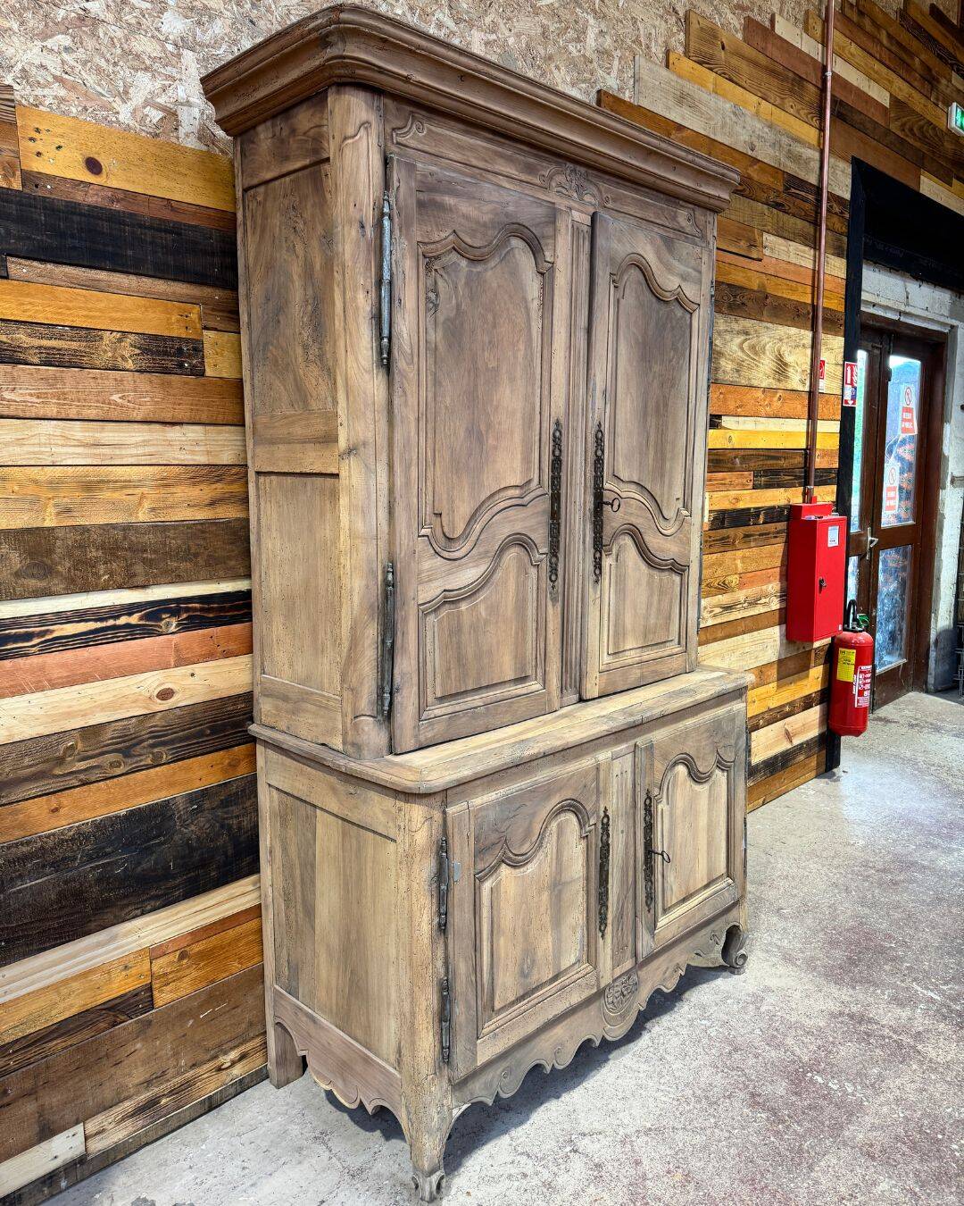 Antique sandblasted dresser