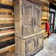 Antique sandblasted dresser