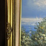 Modern Impressionist School HST - Nicolas Barriere - Landscape of the South la Ci