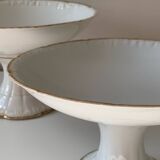 E. Bourgeois porcelain compote bowls circa 1900
