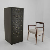 1930s multi drawer card filing cabinet by august blodner
