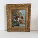 Old oil painting with a knife