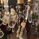 Grapevine chandelier NINETEENTH bronze and crystal