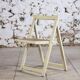 4 vintage folding cane chairs