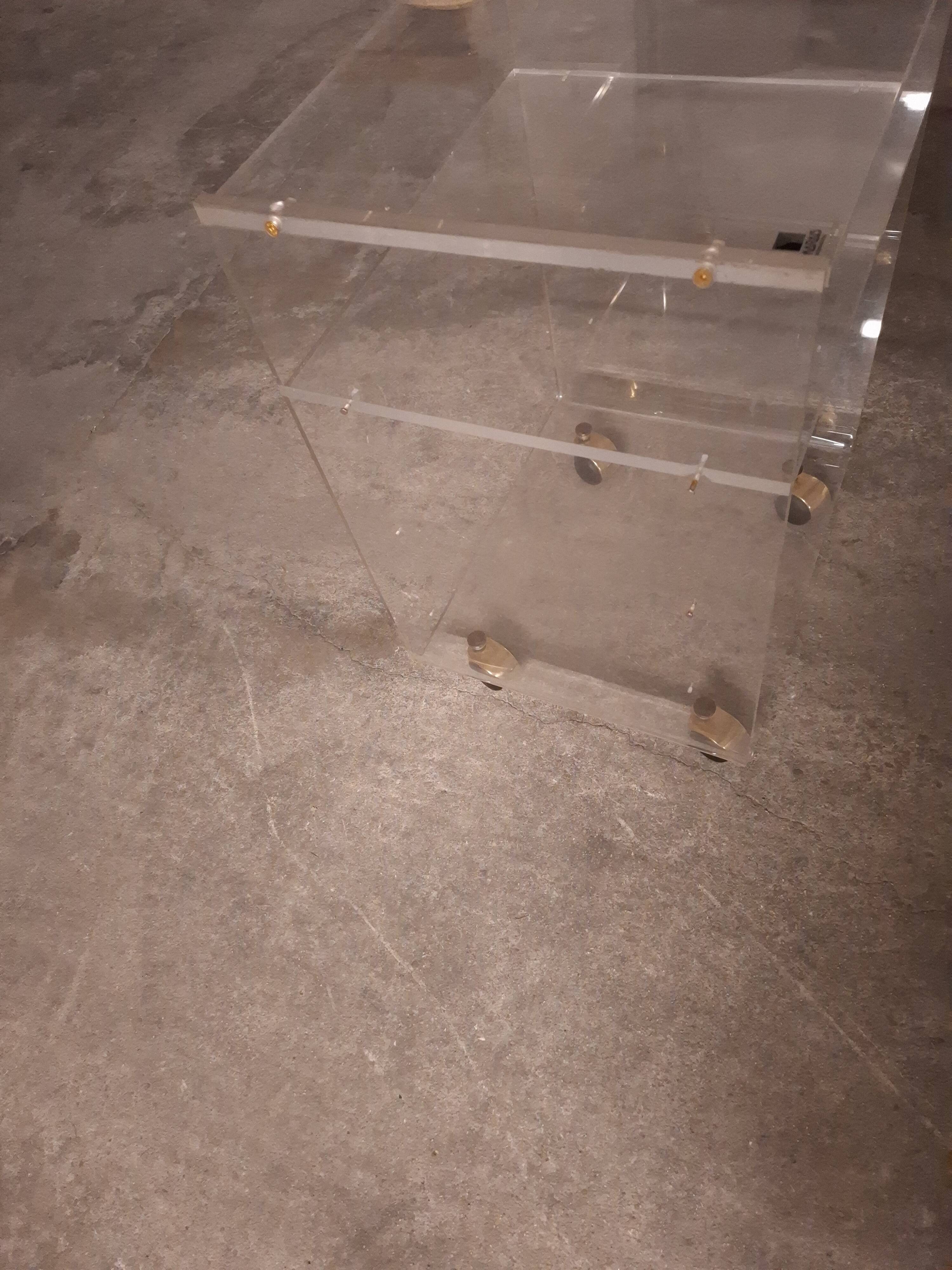 Vintage plexiglass furniture design Marais international