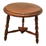 Vintage wooden tripod stool