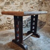 Antique oak bistro table – France, 1920s