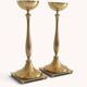 Scandinavian Modern Brass Candlesticks by Gunnar Ander for Ystad Metall