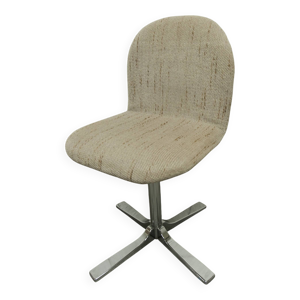 chaise pivotante chrome