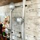 Cloakroom with aluminum coats