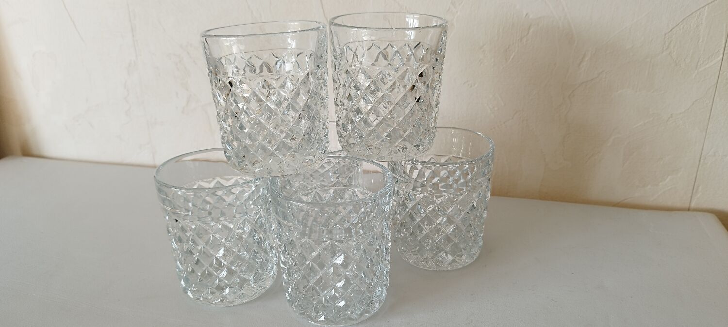 Set of 6 whisky glasses