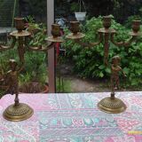 Chandelier en bronze
