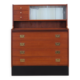 Teak secretary, Danish design, 1970s, production: Denmark