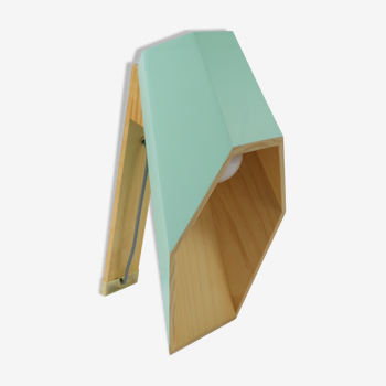 Lampe de table en bois polychrome Seletti minimaliste