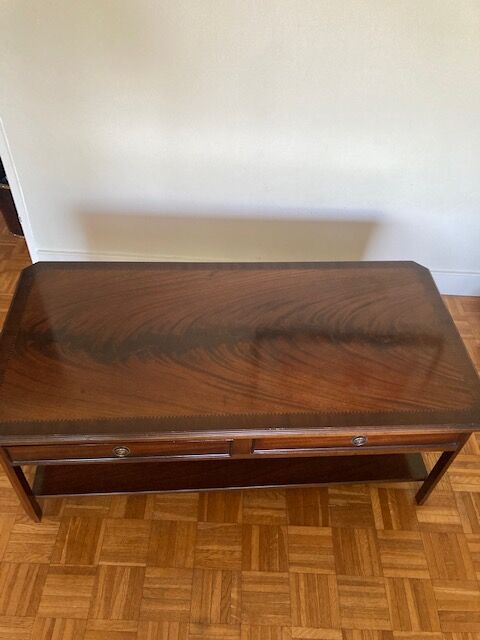 Mahogany coffee table