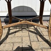 Table rotin et bambou
