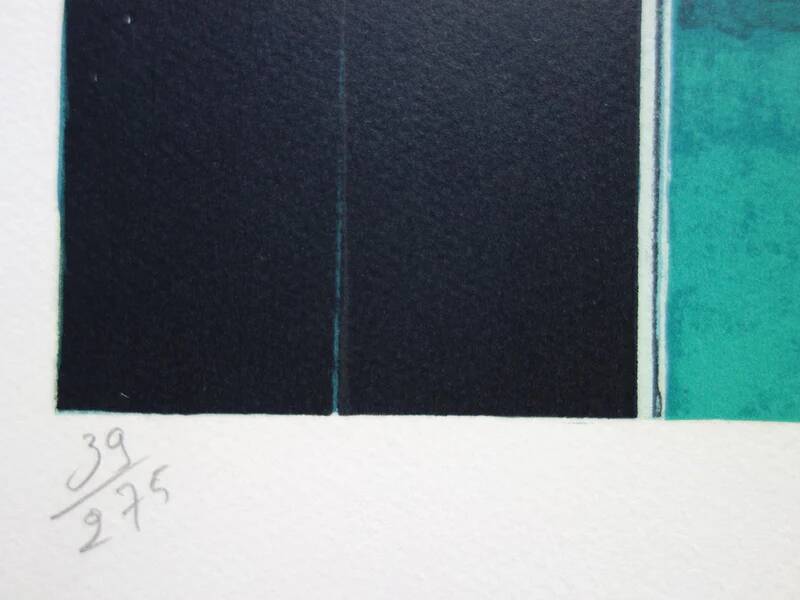 Mathon: Homage to Magritte, original signed lithograph