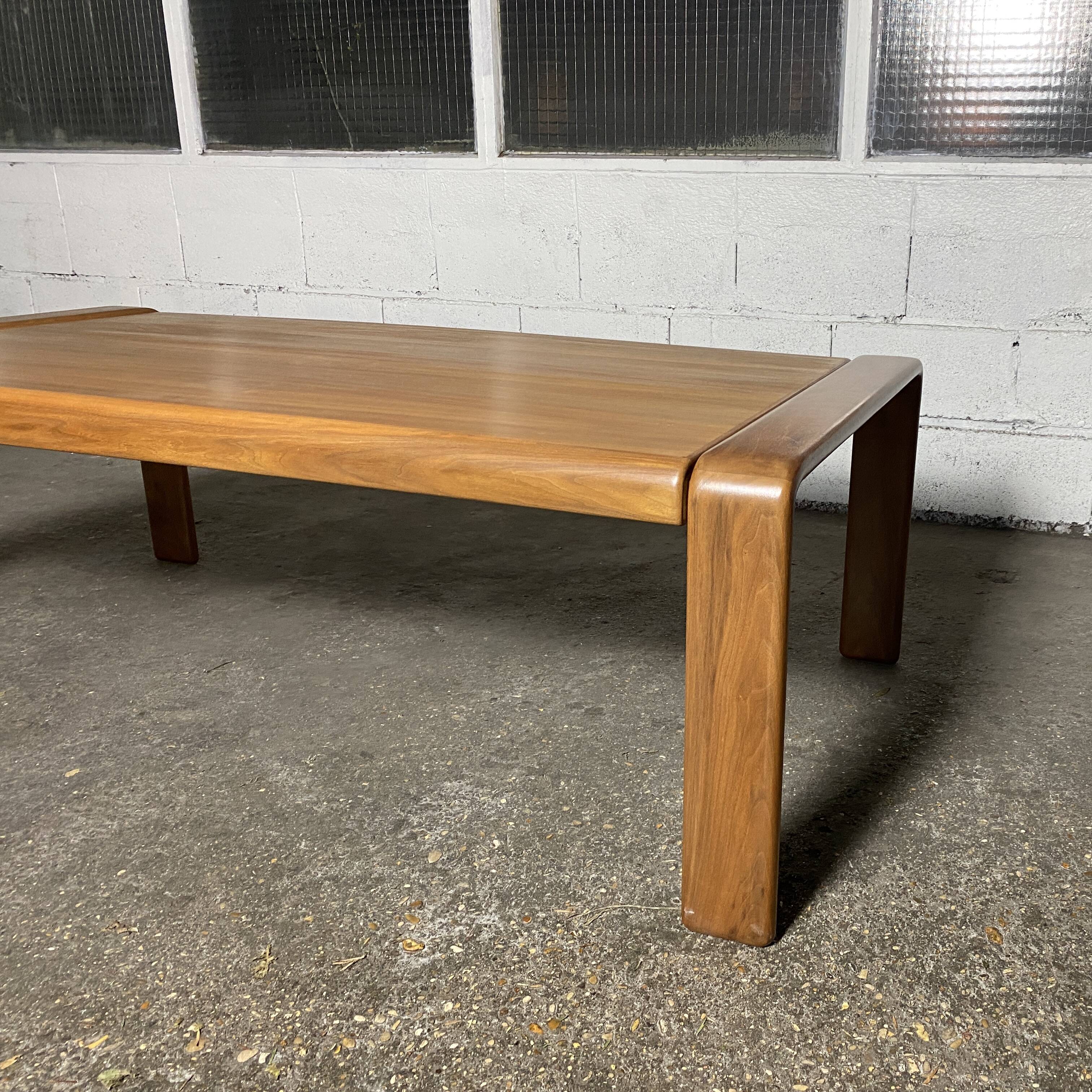 Vintage Scandinavian teak coffee table, 1960