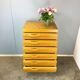 Vintage chest of drawers, oak, 70s