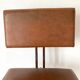 Vintage industrial office chair in skaï