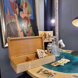 Caja de juego Aldo Tura, Piel de cabra (pergamino), 1950 – Italia