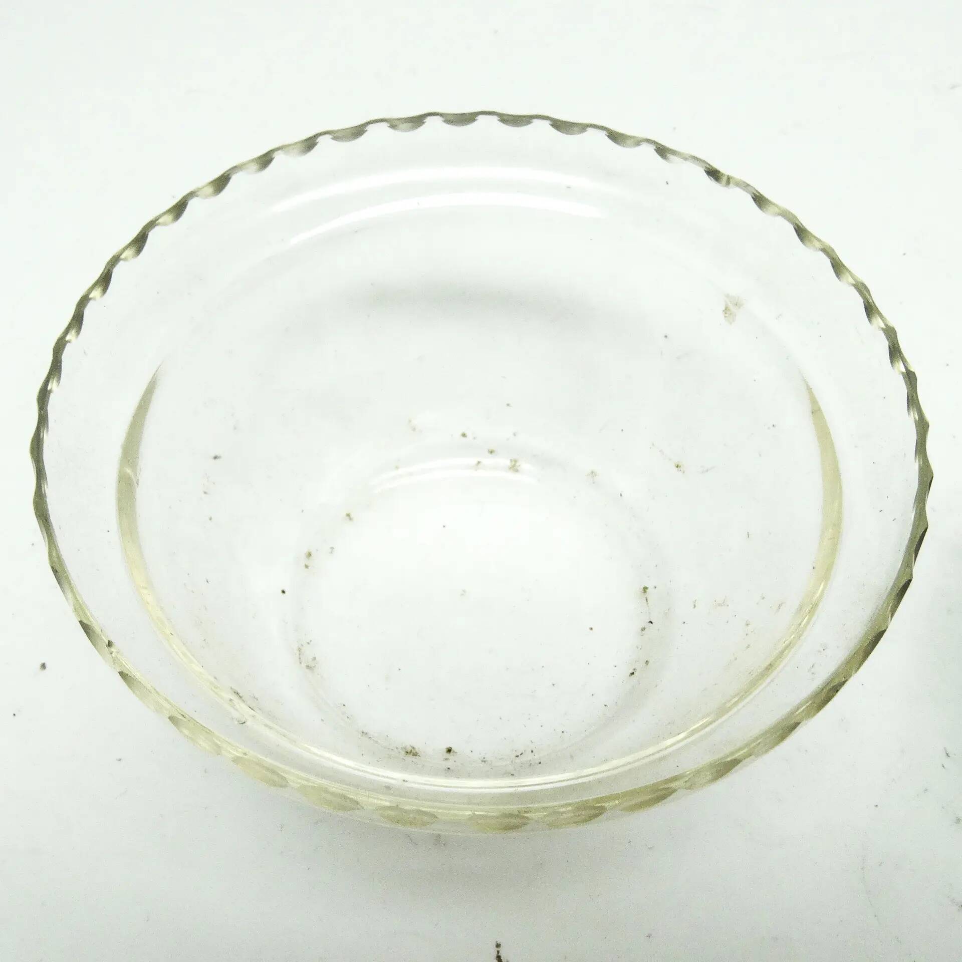 Neoclassical sugar bowl, glass, silver-plated brass, Denmark, 1930s