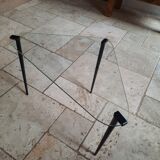 Vintage glass console