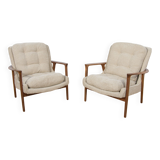 Model Tulip Armchairs by Inge Andersson for Bröderna Andersson, 1960s, Set of 2