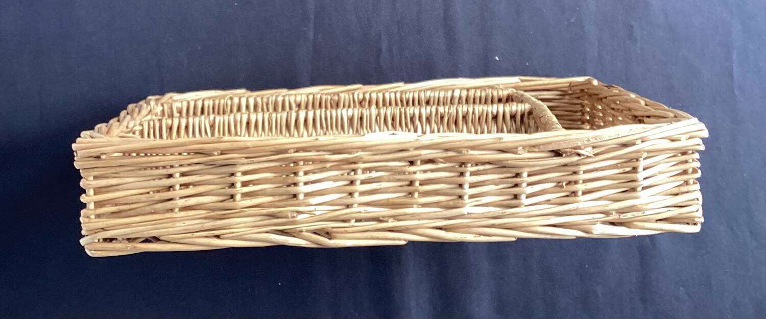 Panière rotin pour couverts