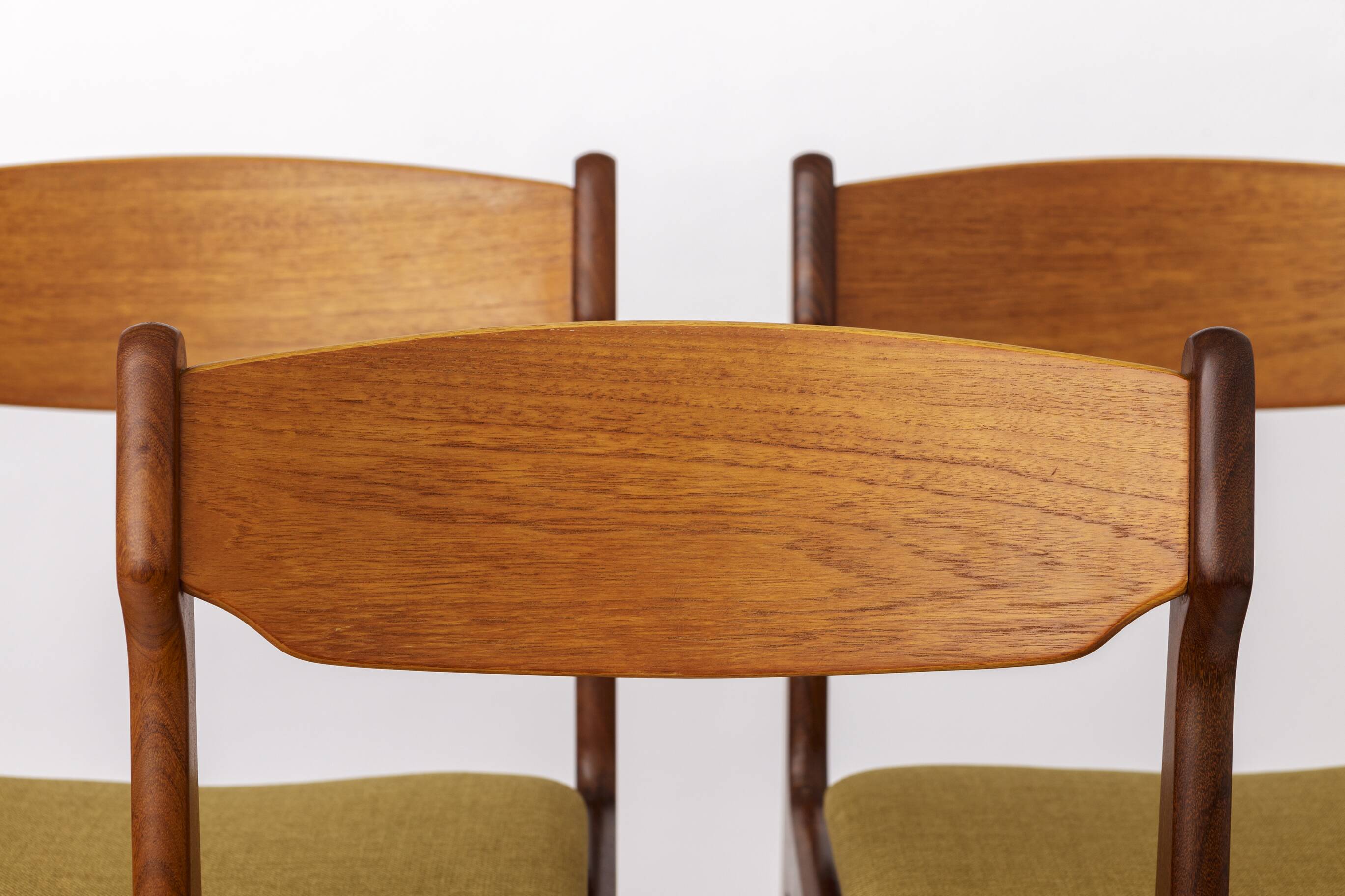 Set of 4 Teak Dining Chairs in the Style of Erik Buch, Mid-Century, 1960s