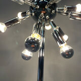 Sputnik floor lamp in Chrome 18 lights