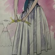 Dessin de mode G. Mazoyer