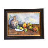 Fruit and jug painting