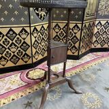Louis XVI style pedestal table marble