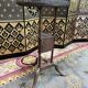 Louis XVI style pedestal table marble