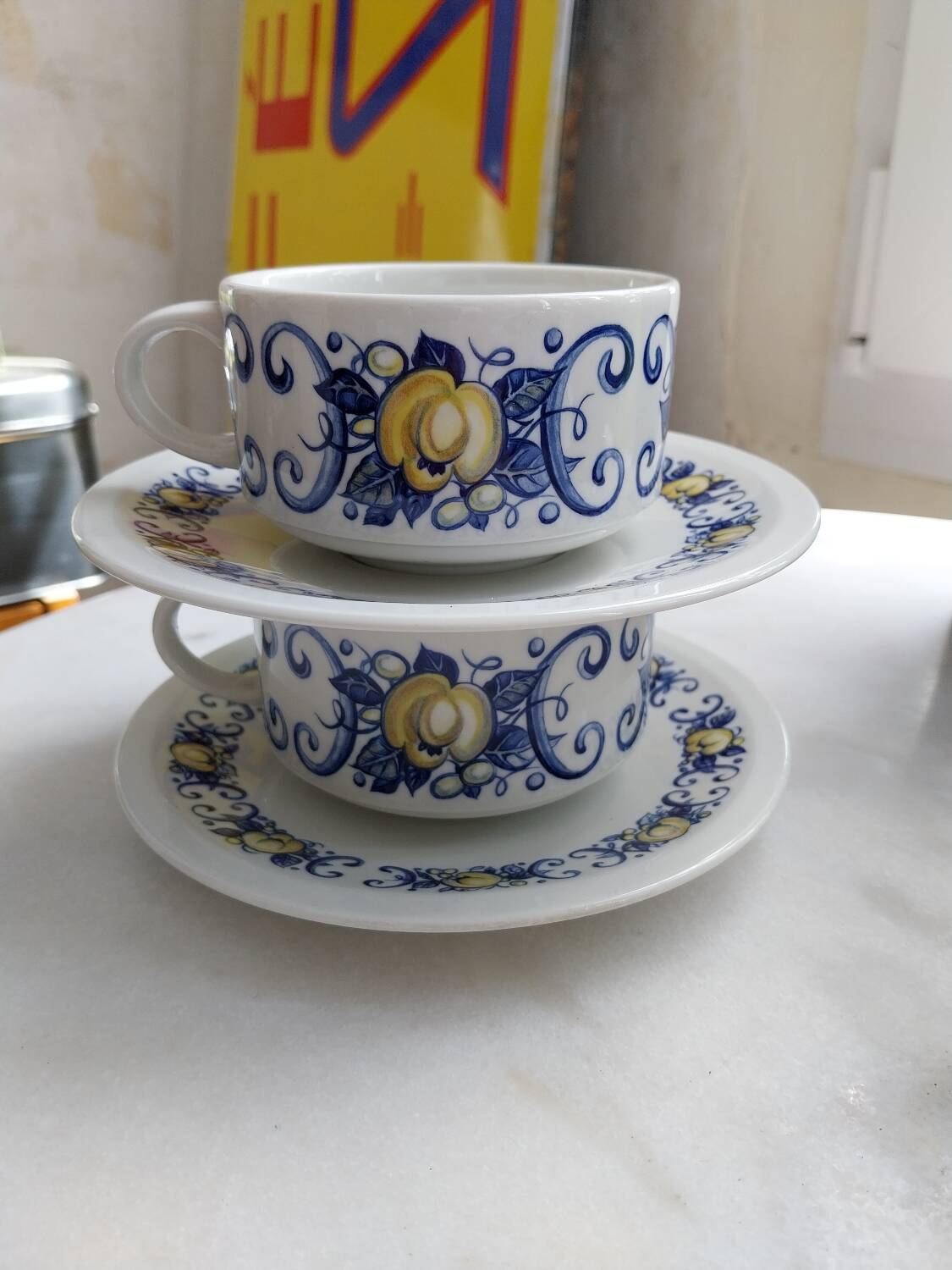 Paire de tasses Cadiz