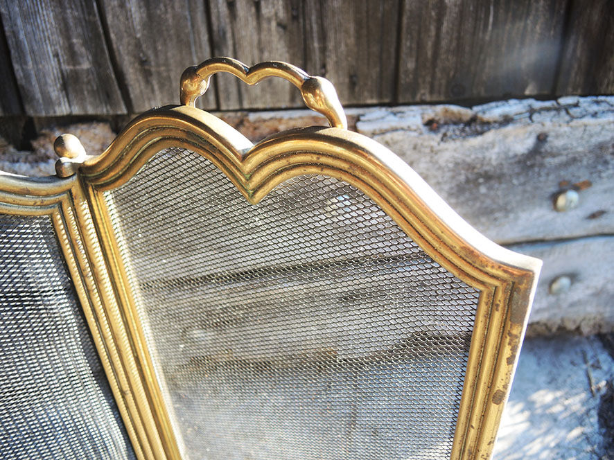 Old 4-Shutter Chimney Firewall