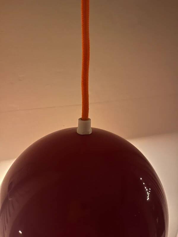 Suspension vintage de style Topan danois
