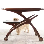 Beautiful teak tea trolley / serving cart, 1950s